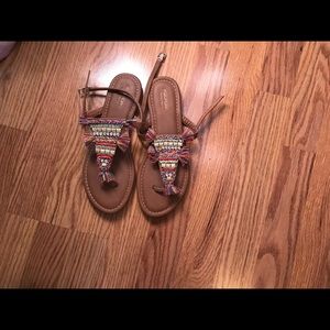 Woven Detail Women’s Sandals